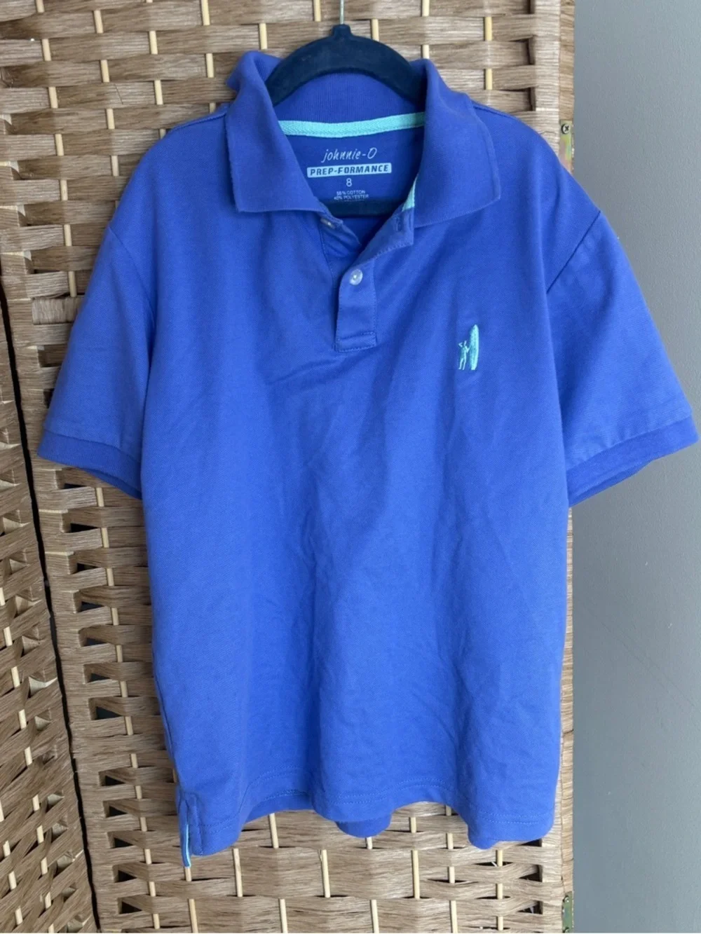 Boys’ Johnnie-O Prepformance Short Sleeve Polo Size 8